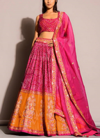 Lehenga Mart Designer Wedding Lehenga Choli For Women - Pink | Grocsy