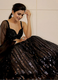 Lehenga Mart Designer Wedding Lehenga Choli For Women - Black | Grocsy