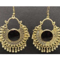 MS Fashion India Oxidized Gold Color Earrings German Silver Traditional Drops And Danglers | Grocsy