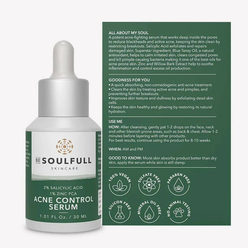 Be Soulfull Acne Control Serum | Grocsy