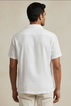 Terra — White Linen Shirt by Hilo Design | Grocsy