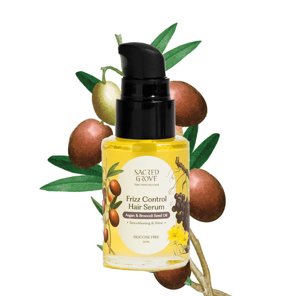 Sacred Grove Argan & Broccoli Seed Frizz Control Serum | Grocsy