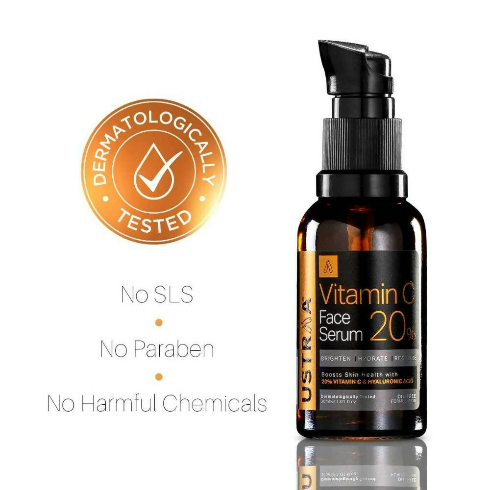 Ustraa 20% Vitamin C Face Serum | Grocsy