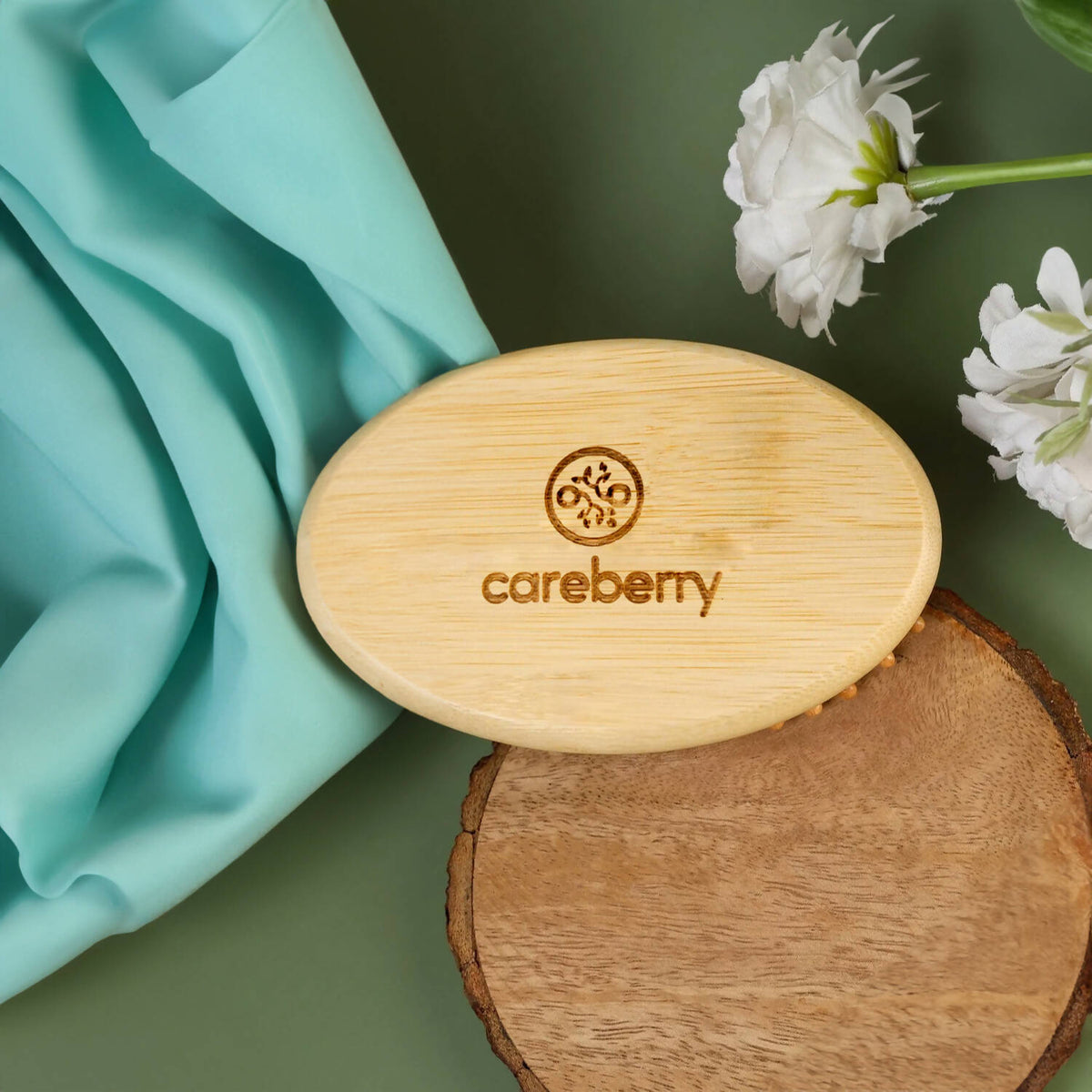 Careberry Bamboo Bliss Mini Hairbrush | Grocsy