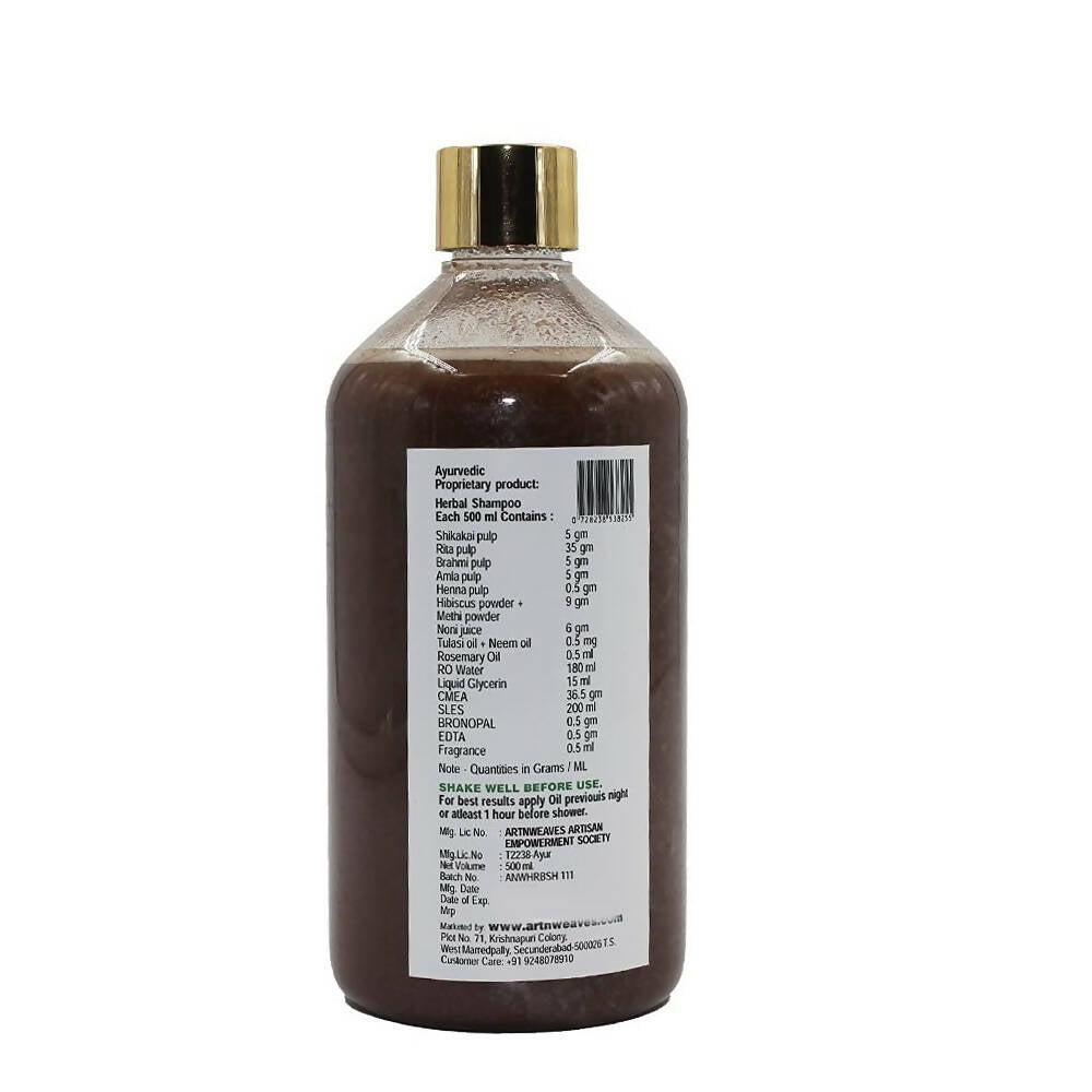 artNweaves Handmade Herbal Regular SLES Based Shampoo | Grocsy