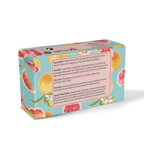 Mirah Belle Goat Milk Grapefruit Cleansing Soap | Grocsy