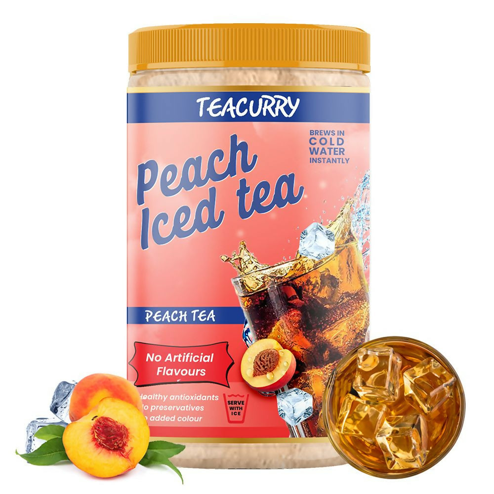 Teacurry Peach Instant Iced Tea Mix | Grocsy