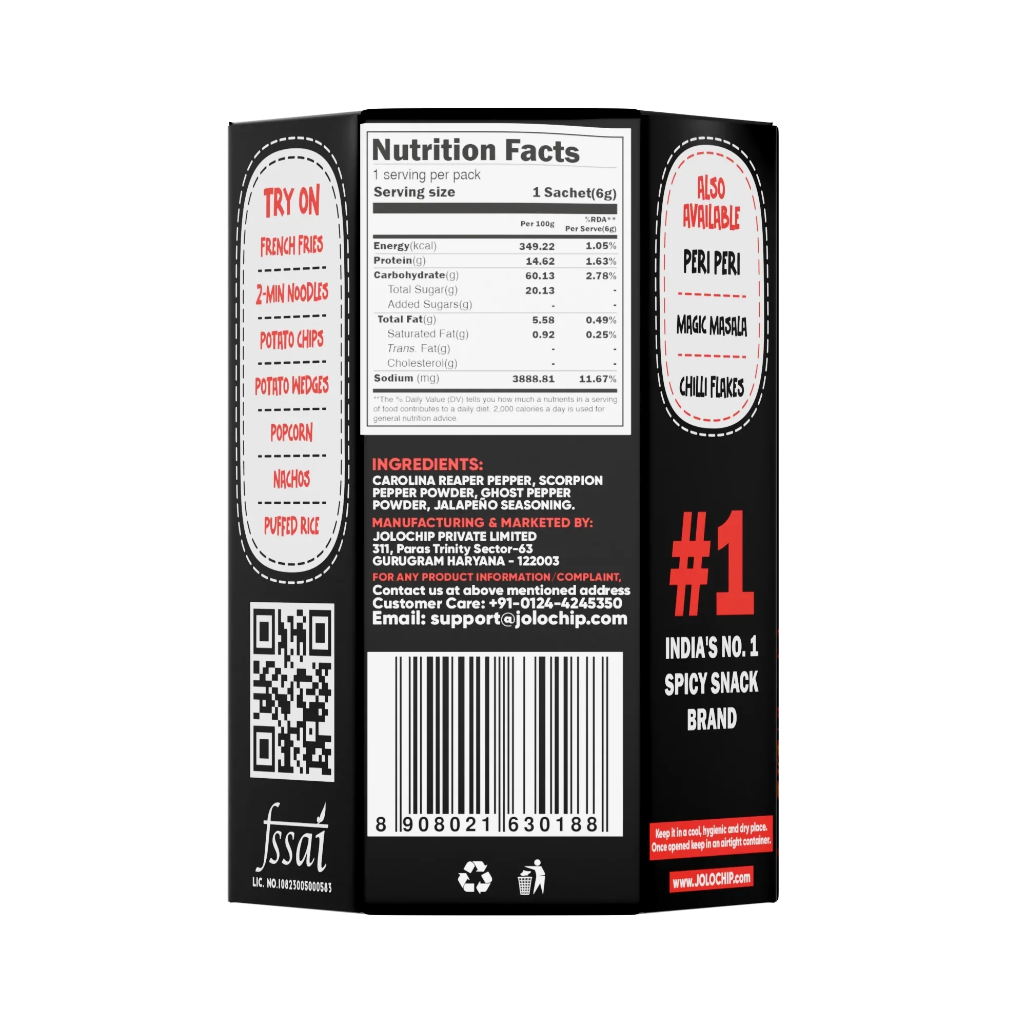 Jolochip Hottest Seasoning | Grocsy