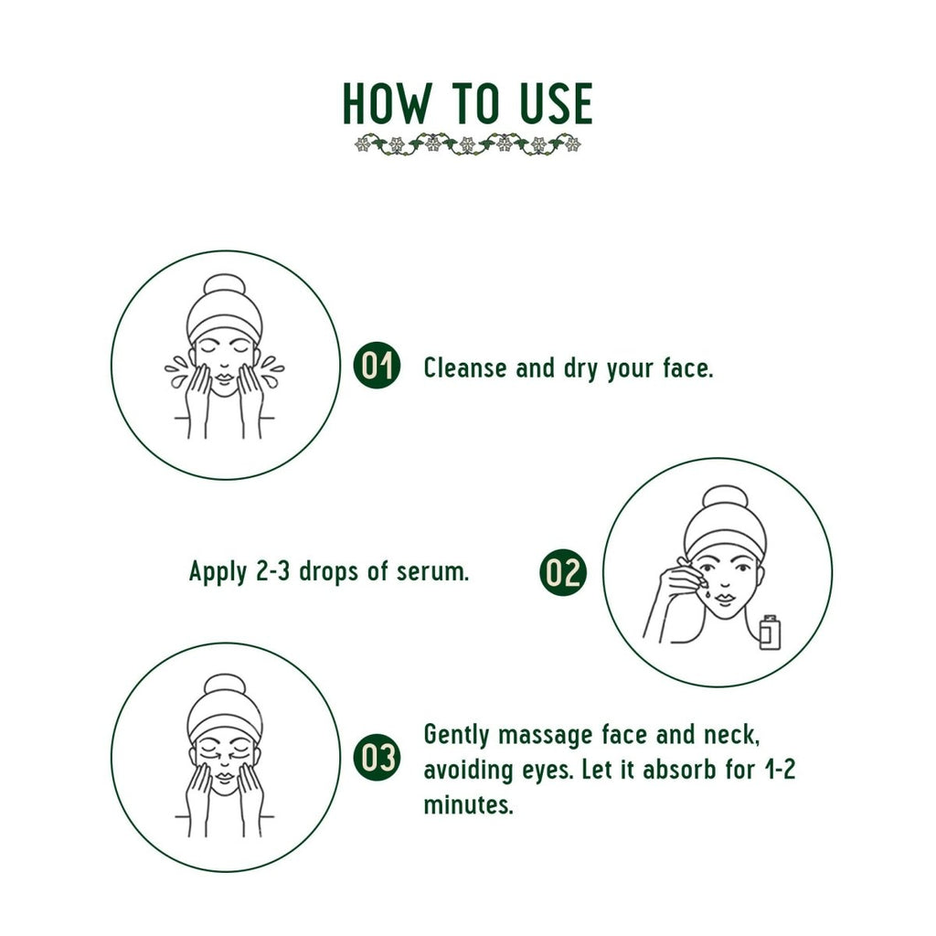 Avimee Herbal Niacinamide Face Serum For Acne Marks, Blemishes & Oil Balancing with Zinc | Grocsy