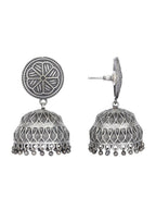 Joban Fashion Women Silver Tone Brass Brass Jhumka | Grocsy