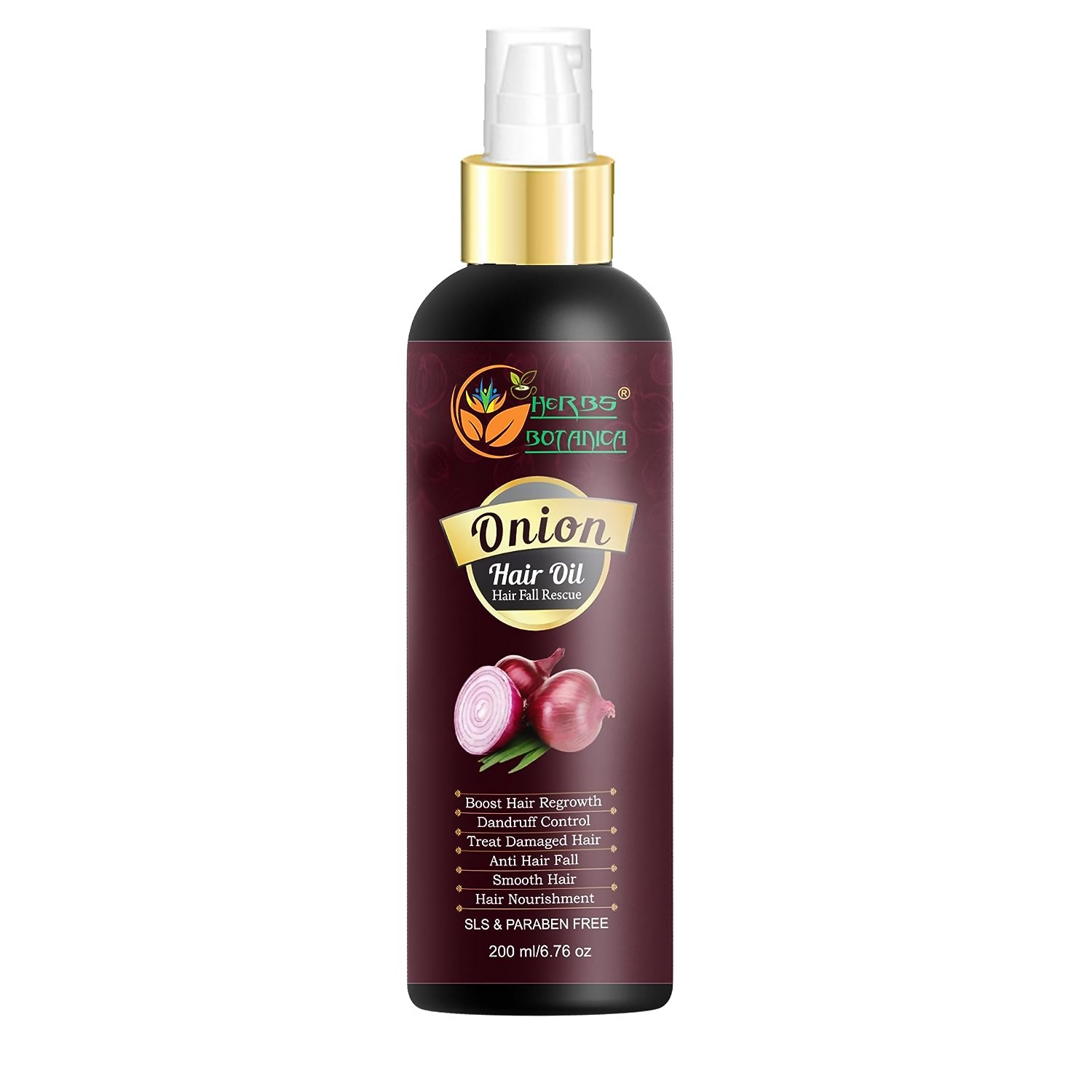 Herbs Botanica Red Onion Hair Oil | Grocsy