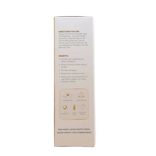 Hk Brightening Sunscreen Cream SPF 50 | Grocsy