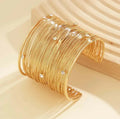 Joban Fashion Gold Brass Anti Tarnish Stylish Adjustable Bracelet For Girls Rose Gold Kada For Women | Grocsy