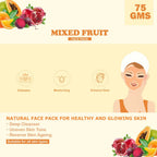 Kimayra Mixed Fruit Face Pack Powder For Natural Glow Skin Helps In Cleanse Oil & Dirt From Skin | Grocsy