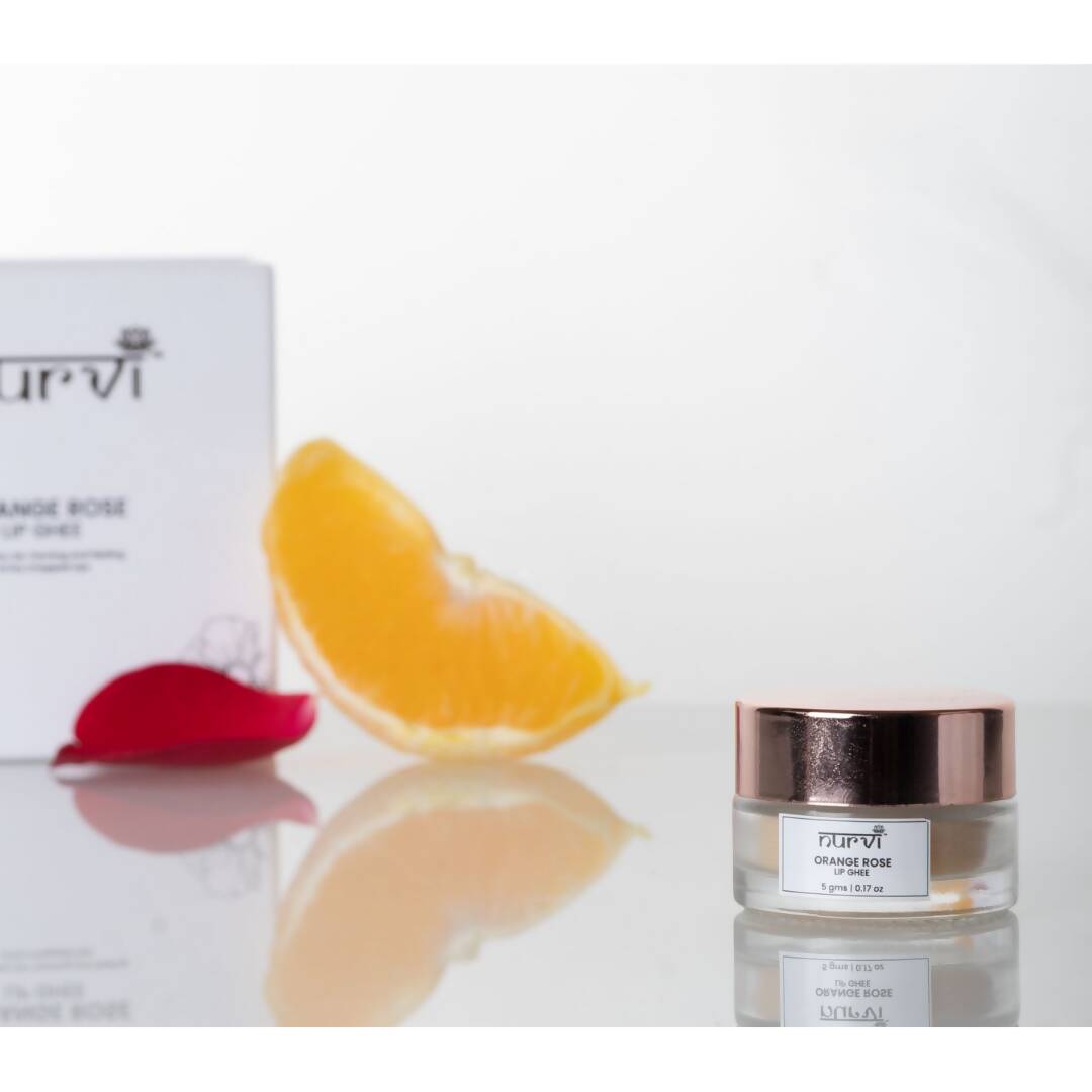 Nurvi Orange Rose Lip Ghee | Grocsy