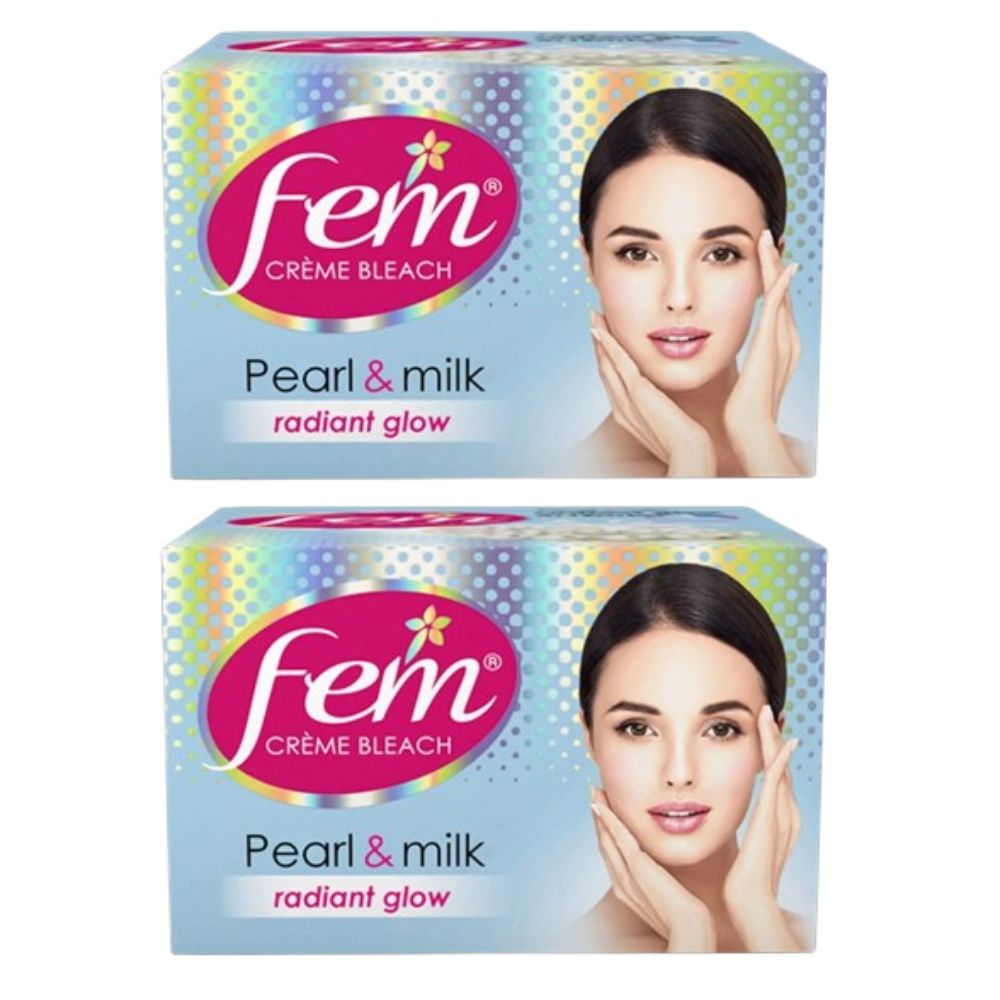 Fem Fairness Naturals Pearl Cream Bleach | Grocsy
