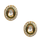 Peryl Women's Handcrafted Kundan Studded Necklace With Earring - Swadesiicart