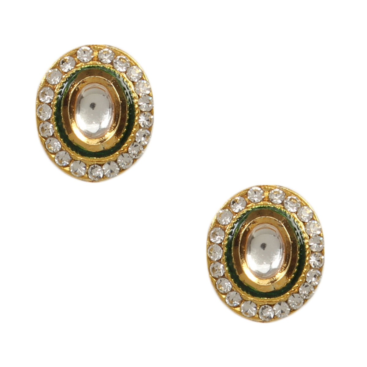 Peryl Women's Handcrafted Kundan Studded Necklace With Earring - Swadesiicart
