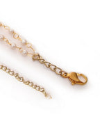 Peryl Women's Green White Gold Tone Kundan Bracelet - Swadesiicart