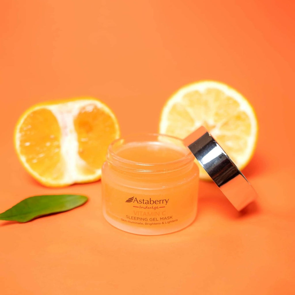 Astaberry Indulge Vitamin C Sleeping Gel Mask | Grocsy