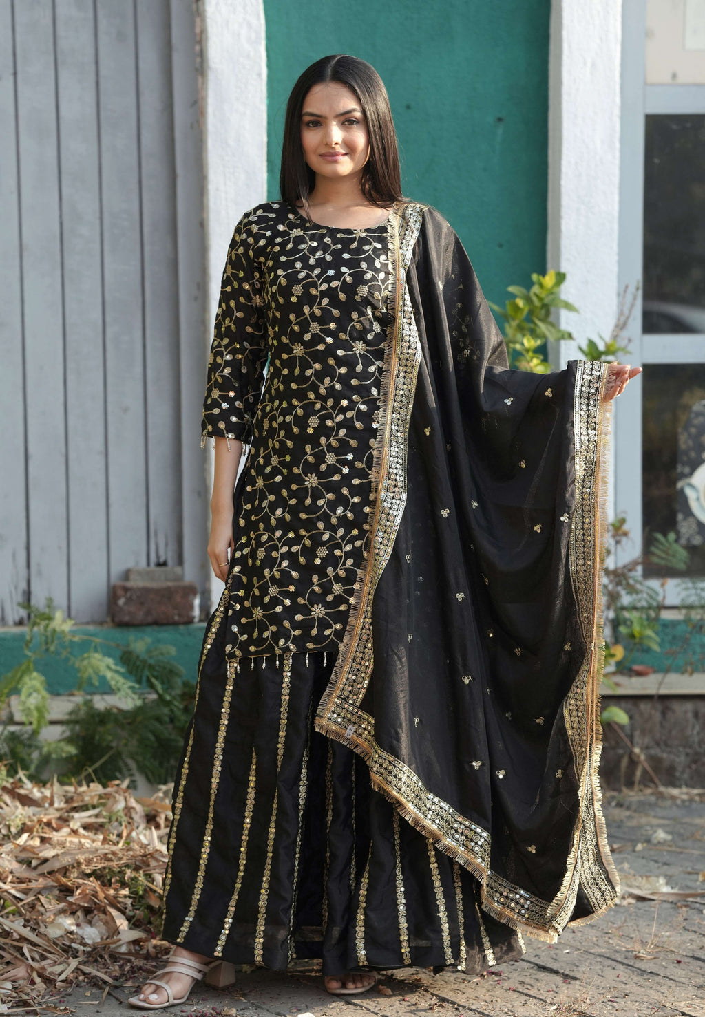 Lehenga Mart Designer Lehenga Suit for women - Black | Grocsy