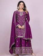 Lehenga Mart Designer Lehenga Suit for women - wine | Grocsy