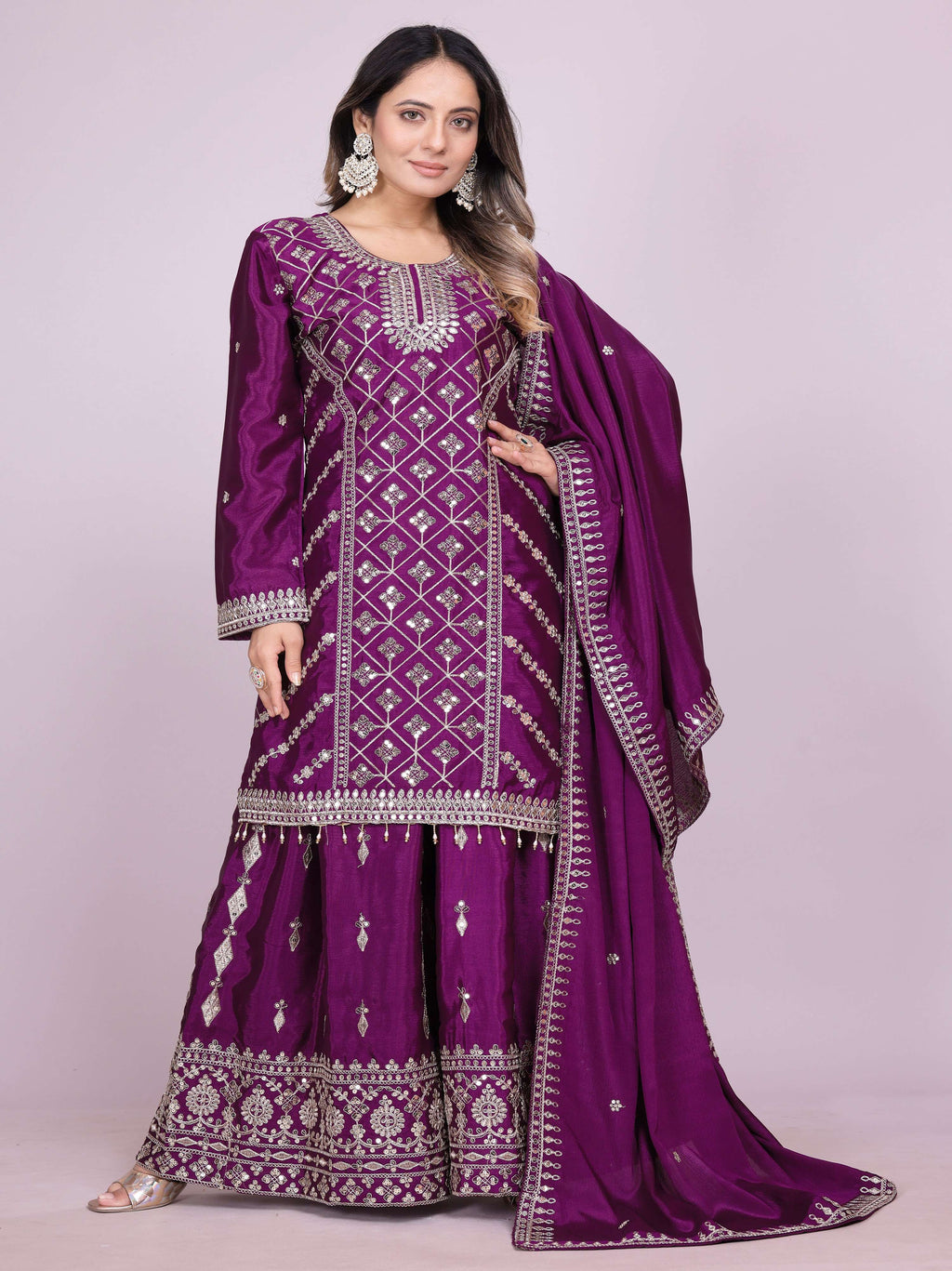 Lehenga Mart Designer Lehenga Suit for women - wine | Grocsy