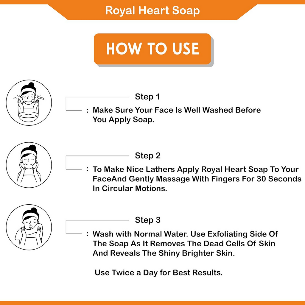 Kisra Royal Heart Soap | Grocsy