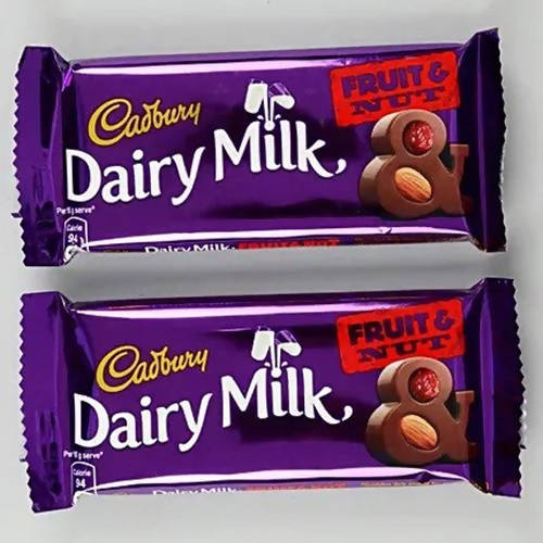 Shree Rakhi Set and Fruit N Nut Chocolates | Grocsy