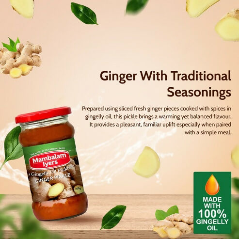 Mambalam Iyers Ginger Pickle | Grocsy