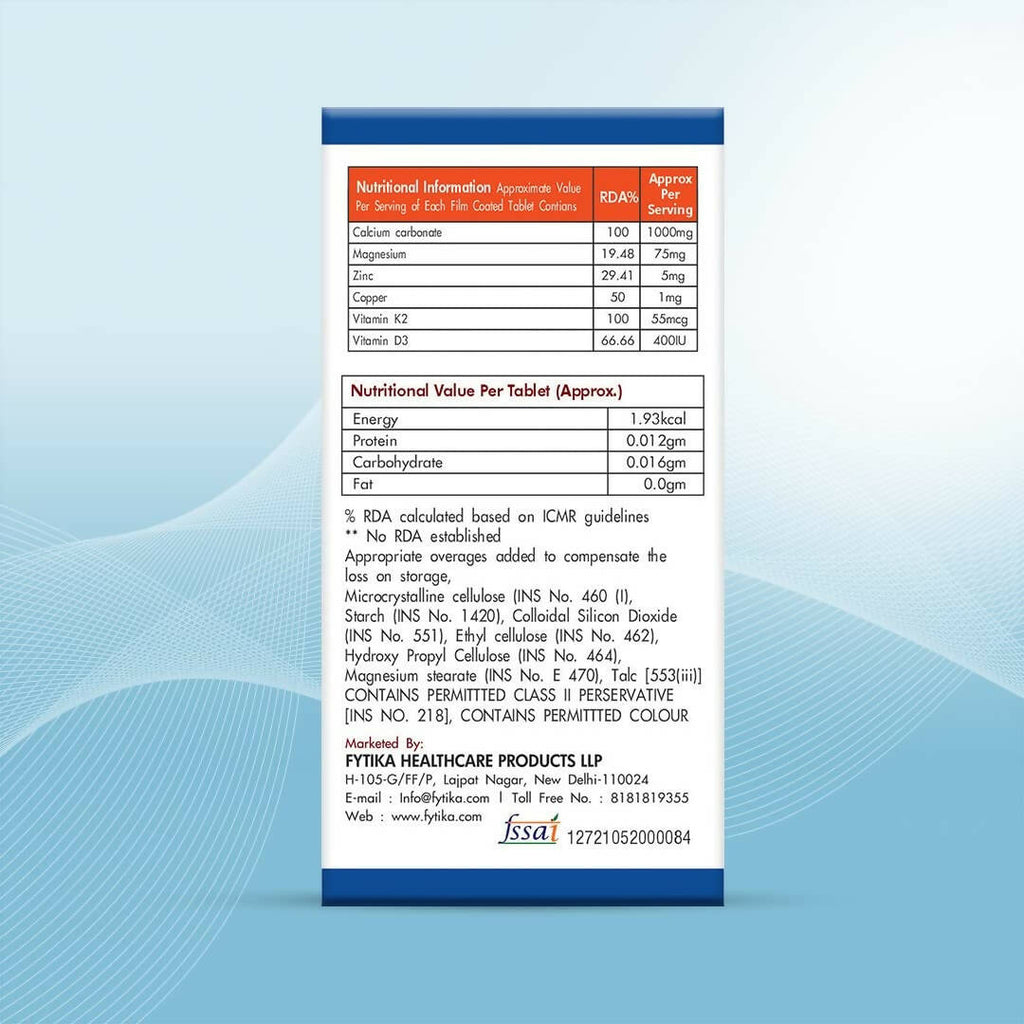 Fytika Strong Bones Tablets | Grocsy
