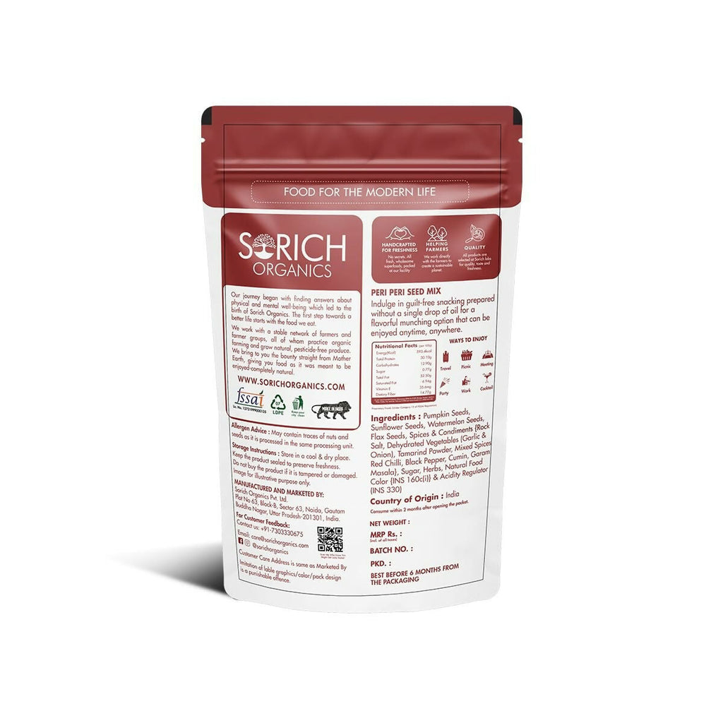 Sorich Organics Peri Peri Seed Mix | Grocsy