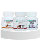 Navchetana Kendra Arjuna, Triphala, and Garlic Tablets Combo | Grocsy