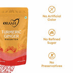 Oraah Turmeric Ginger Green Tea | Grocsy