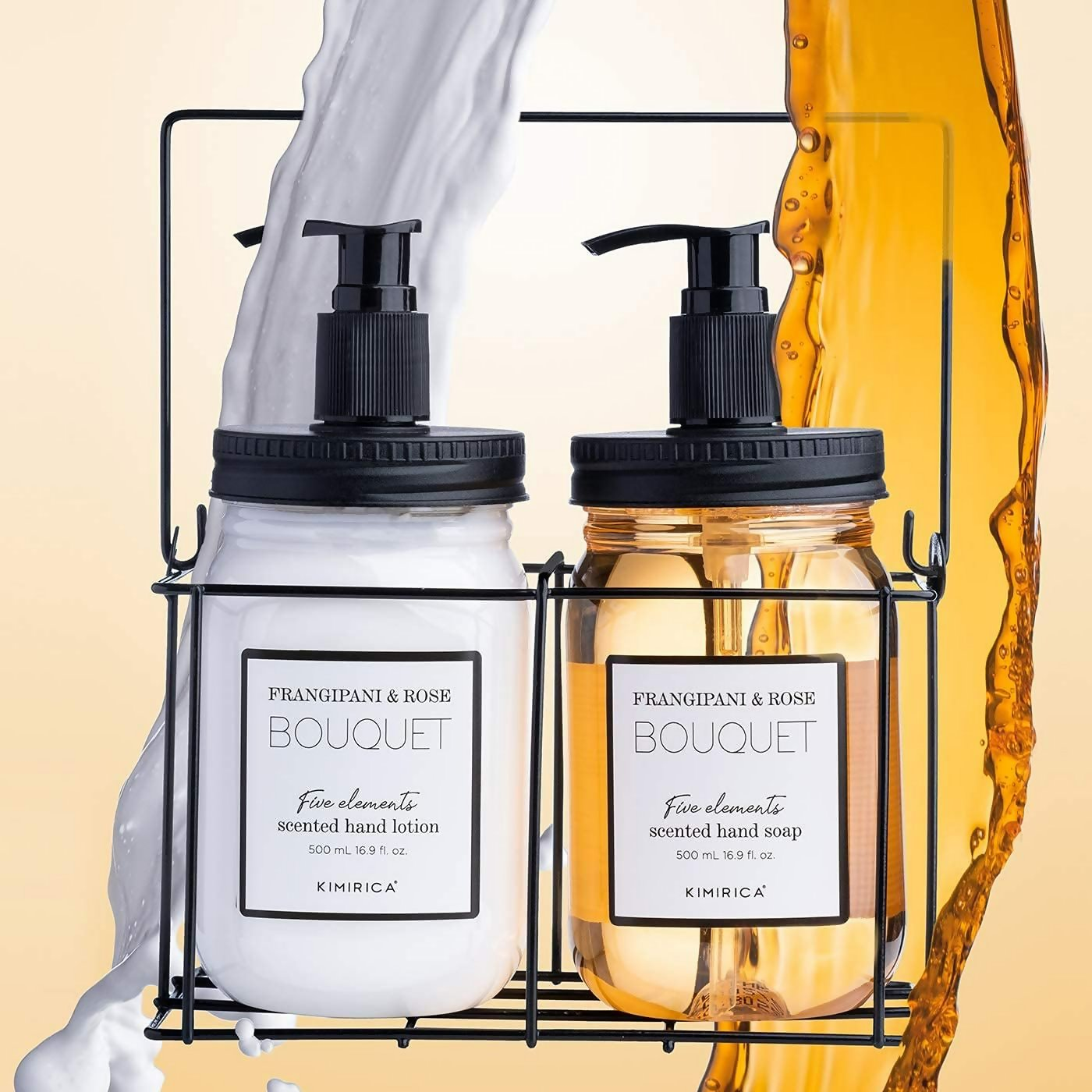 Kimirica Frangipani & Rose Scented Bouquet Hand Soap | Grocsy