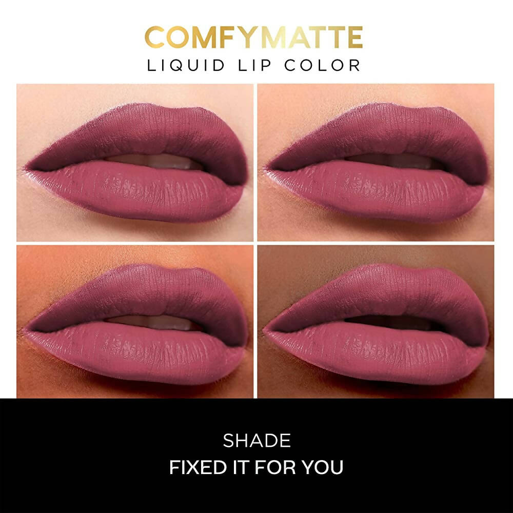 Faces Canada Comfy Matte Liquid Lipstick-Fixed It For You 11 | Grocsy