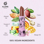 Klome Essentials Vegan Matte Lipstick-Clovewood (Nude Brown) | Grocsy