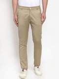Jainish Men Beige Slim Fit Formal Trousers ( FGP 253Beigexxx ) | Grocsy
