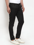 Jainish Men's Black Solid Formal Trousers ( FGP 253Black ) | Grocsy