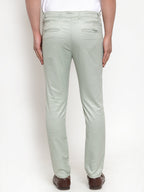 Jainish Men's Green Solid Formal Trousers ( FGP 253Pista ) | Grocsy