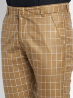 Jainish Men's Brown Formal Trousers ( FGP 260Brown ) | Grocsy