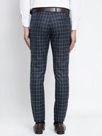 Jainish Men's Navy Formal Trousers ( FGP 260Navy ) | Grocsy