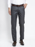 Jainish Men's Black Formal Trousers ( FGP 261Black ) | Grocsy
