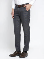 Jainish Men's Black Formal Trousers ( FGP 261Black ) | Grocsy