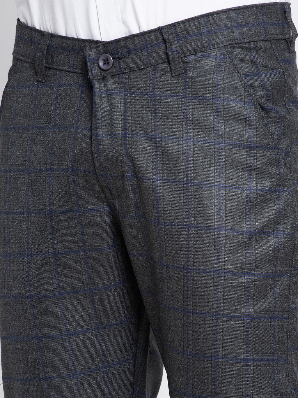Jainish Men's Black Formal Trousers ( FGP 261Black ) | Grocsy