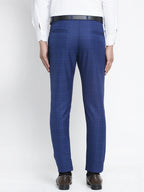 Jainish Men's Blue Formal Trousers ( FGP 261Blue ) | Grocsy