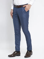 Jainish Men's Navy Formal Trousers ( FGP 261Navy ) | Grocsy