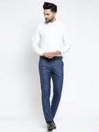 Jainish Men's Navy Formal Trousers ( FGP 261Navy ) | Grocsy