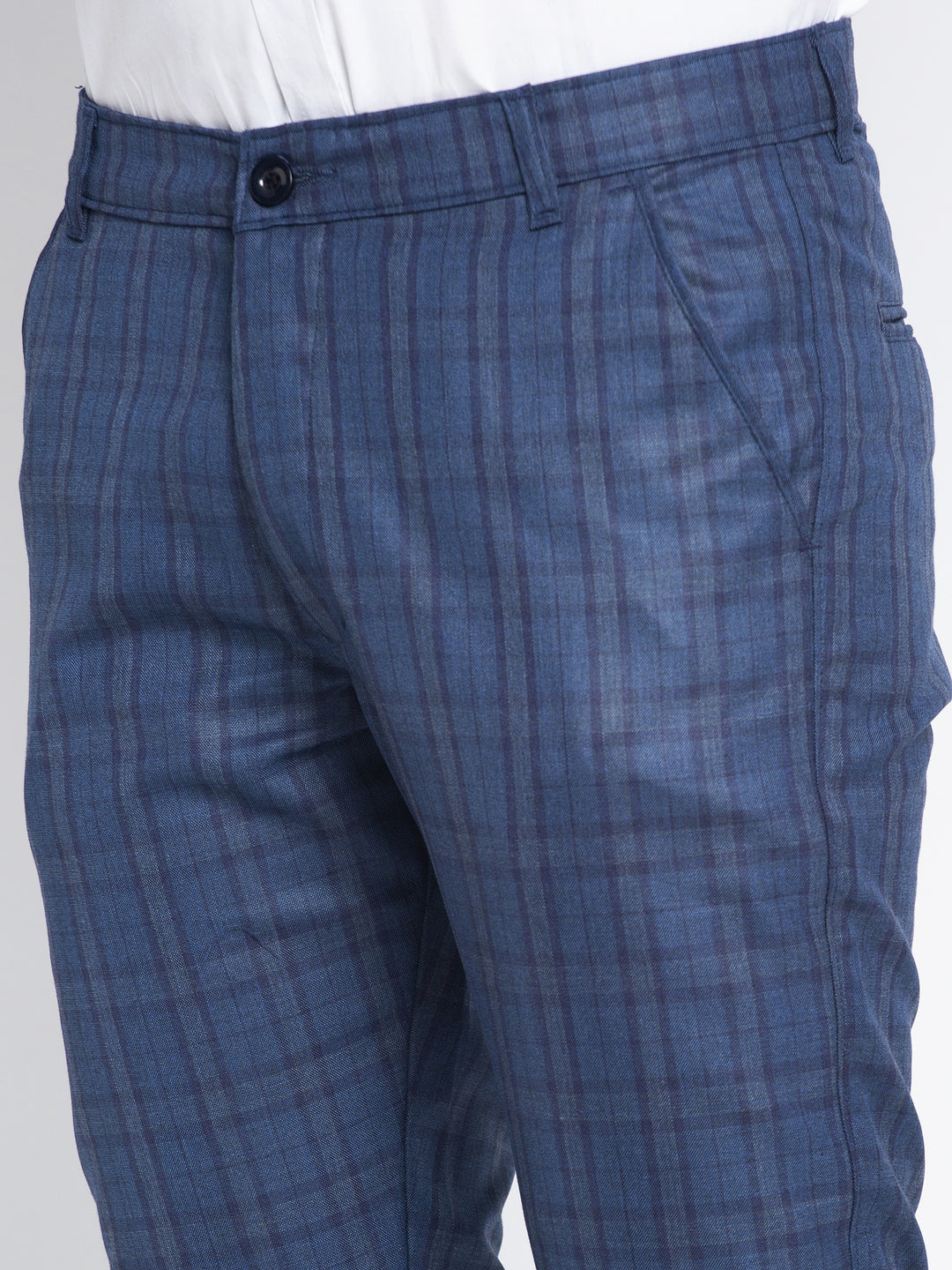 Jainish Men's Navy Formal Trousers ( FGP 261Navy ) | Grocsy