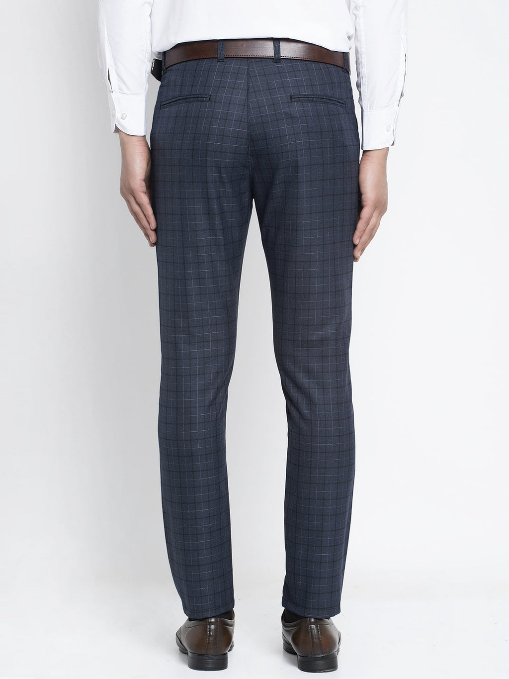 Jainish Men's Black Formal Trousers ( FGP 263Charcoal ) | Grocsy